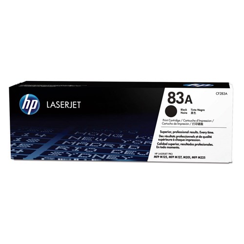 HP 83A Black Original LaserJet Toner Cartridge CF283A - Theodist