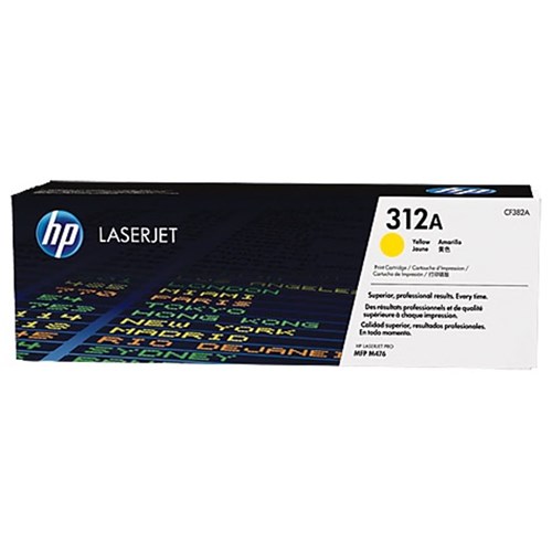 HP 312A Yellow LaserJet Toner Cartridge CF382A Original - Theodist