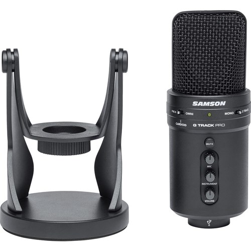 Samson G-Track Pro USB Microphone with Built-In Audio Interface