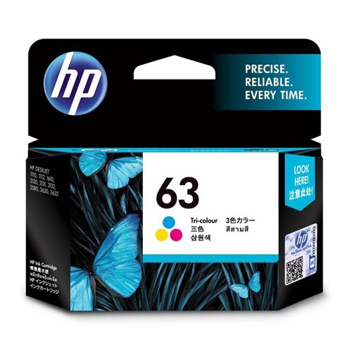 HP 63 Tri-color Original Ink Cartridge - Theodist