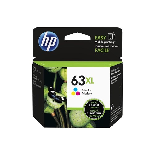 HP 63XL High Yield Tri-color Original Ink Cartridge