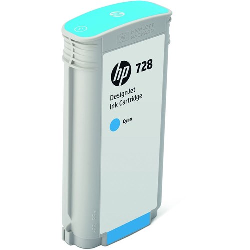 HP 728 Cyan DesignJet Ink Cartridge 130ml