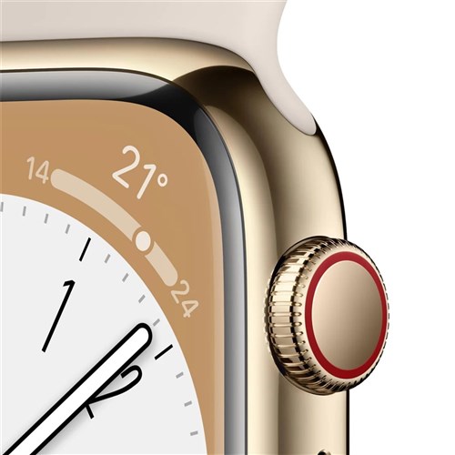Apple Watch Series 8 41mm Gold Stainless Steel Case GPS + Cellular_2 - Theodist