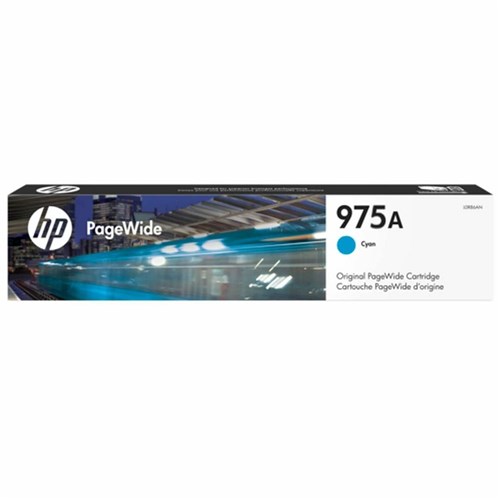 HP 975A Cyan Original PageWide Cartridge L0R88AA - Theodist