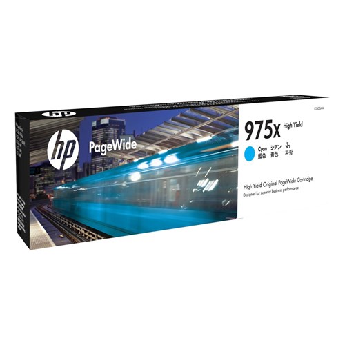 HP 975X High Yield Cyan Original PageWide Cartridge L0S00AA - Theodist