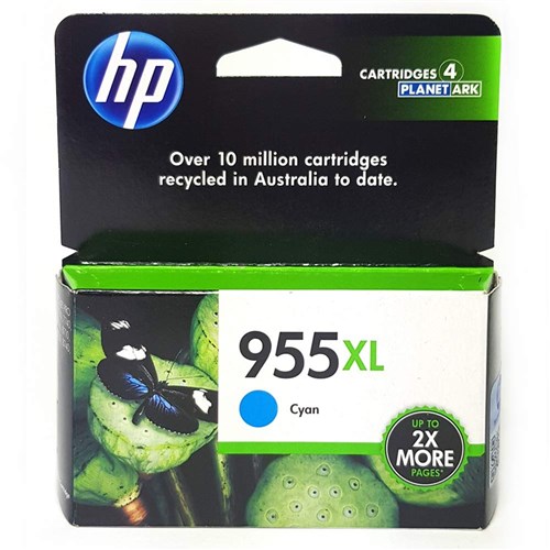 HP 955XL Cyan Ink Cartridge L0S63AA High Yield Original - Theodist