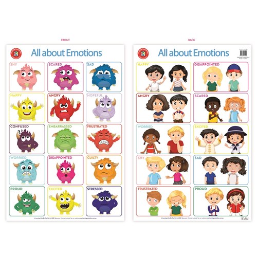 Learning Can Be Fun Wall Chart My Emotions