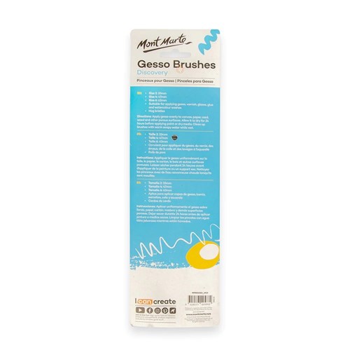 Mont Marte MPB0003 Gesso Brushes Discovery 3pc_2 - Theodist