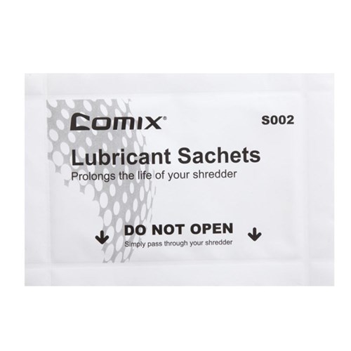 Comix Lubricant Sheet for Paper Shredder A5 12 Sheets