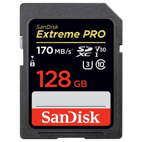 Sandisk 128GB Extreme PRO UHS-I SDXC 170MB/s Memory Card SDSDXXY-128G-GN4IN - Theodist