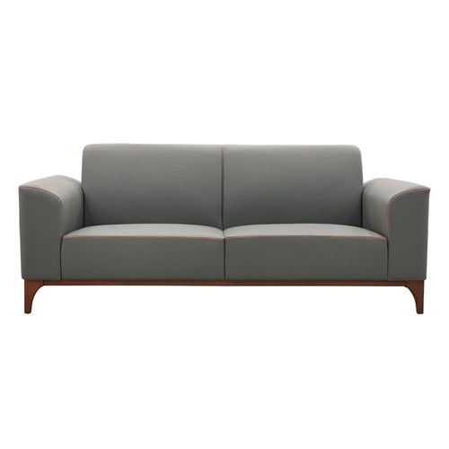 Dious Sofa 3 Seats, Grey and Walnut - 2160mm X 880mm X 900mm - Theodist